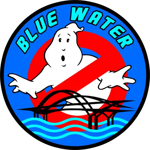 Blue Water Ghostbusters logo
