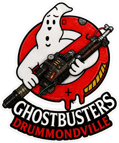 Ghostbusters Drummondville logo